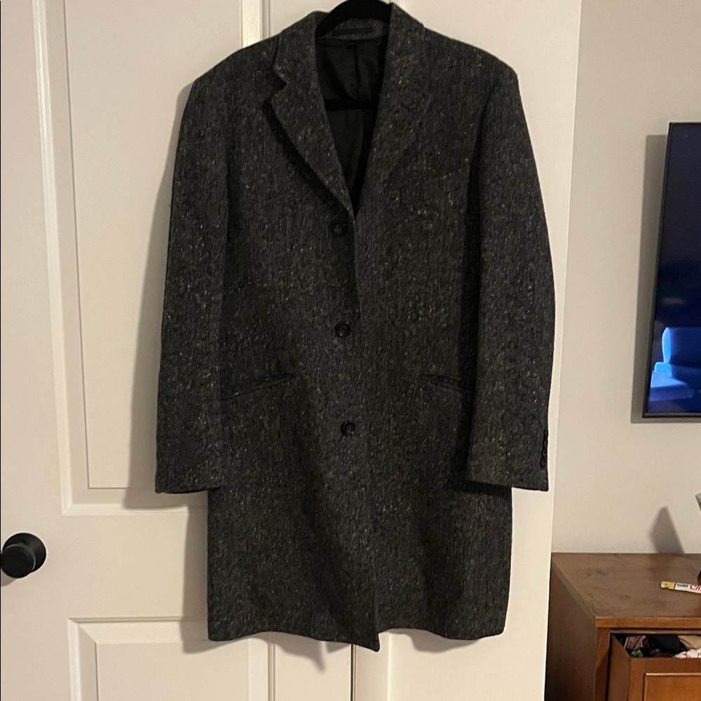 Men's Jcrew Ludlow Gray Wool Top Coat